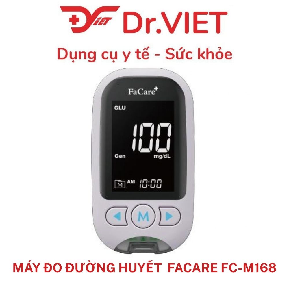 Máy đo đường huyết đa chức năng FaCare FC-M168, đo 5 chỉ số sức khỏe, kết nối Bluetooth, nhỏ gọn