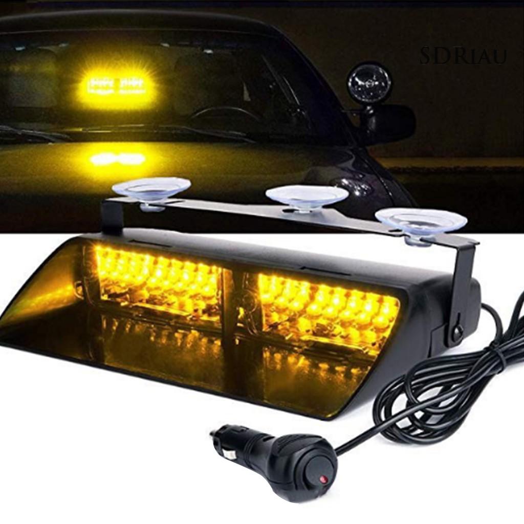Đèn Led 16 Bóng Báo Hiệu Khẩn Cấp Gắn Kính Chắn Gió Xe Hơi Tiện Dụng