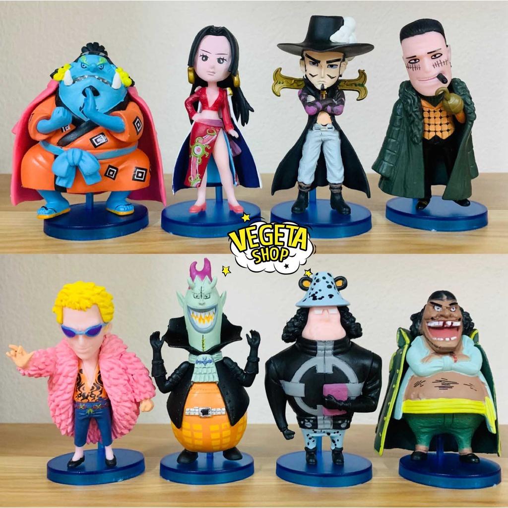 Mô hình One Piece - Mô hình Thất vũ hải Oka Shichibukai Mihawk Kuma Teach Boa Hancock Jinbe Doflamingo Crocodile Moriah