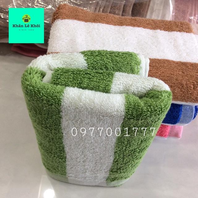 Khăn tắm 100% cotton dày dặn KMH Kẻ sọc - 35cm X 75cm