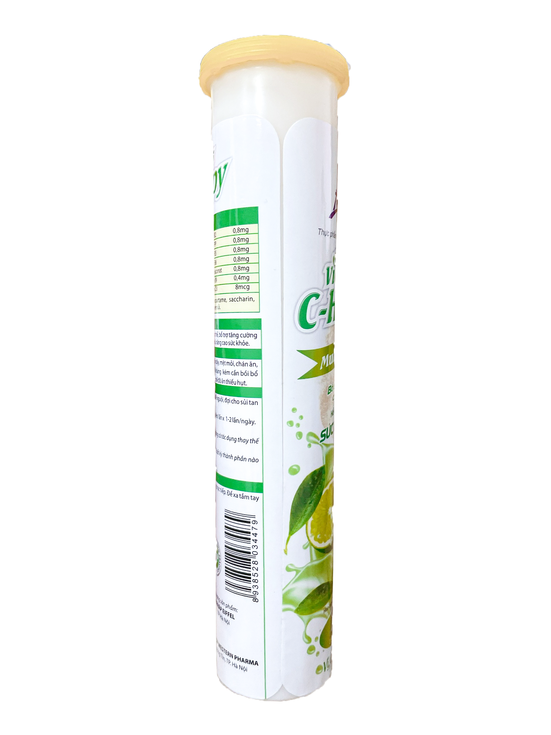 Viên Sủi Bổ Sung Vitamin C Tăng Cường Sức Đề Kháng Vị Cam, Chanh Tươi, Chanh Tươi Multi
