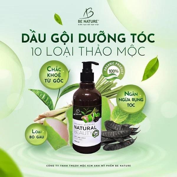 Combo Dầu Gội Thảo Mộc Ngăn Rụng Tóc Natural Beauty