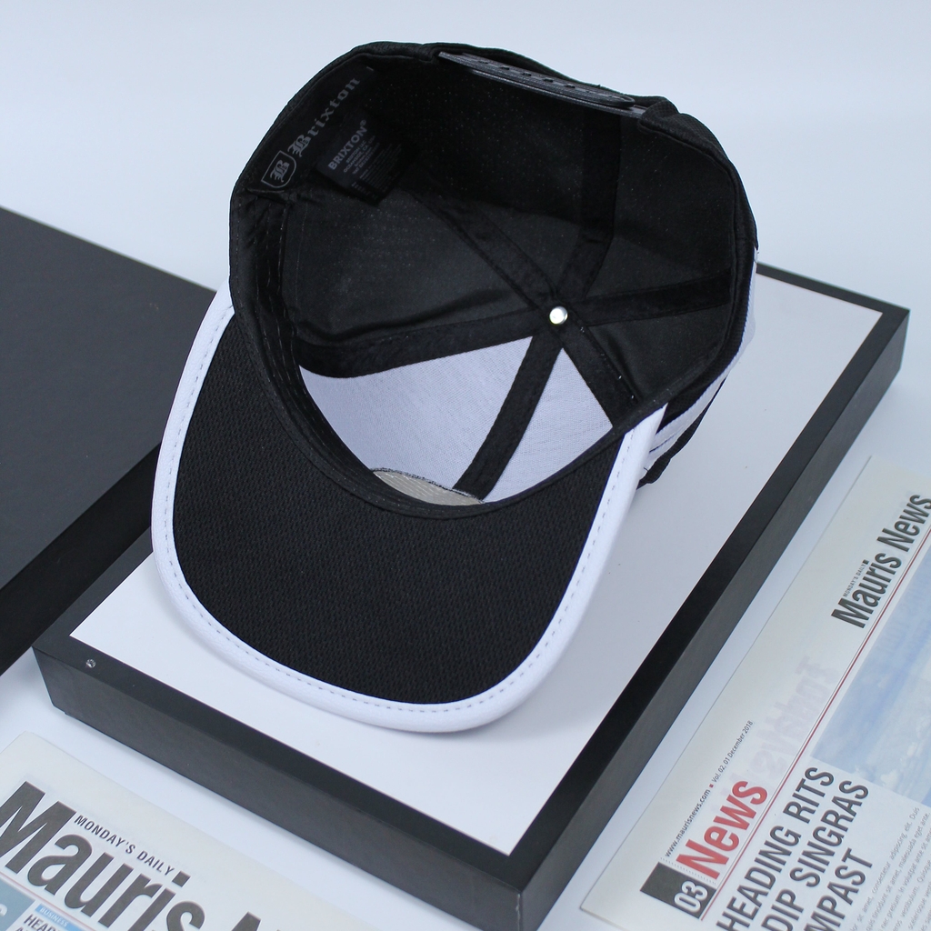 (NEW) Mũ hiphop, nón snapback Brixton phối vải Kaki đẹp Form chuẩn thời trang đường phố (Ảnh thật)