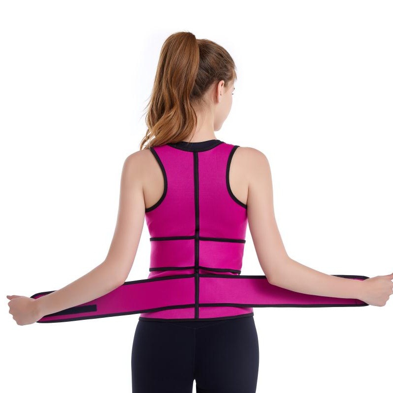 Women's postpartum corset waist adjustable velcro zipper corset tummy waist corset