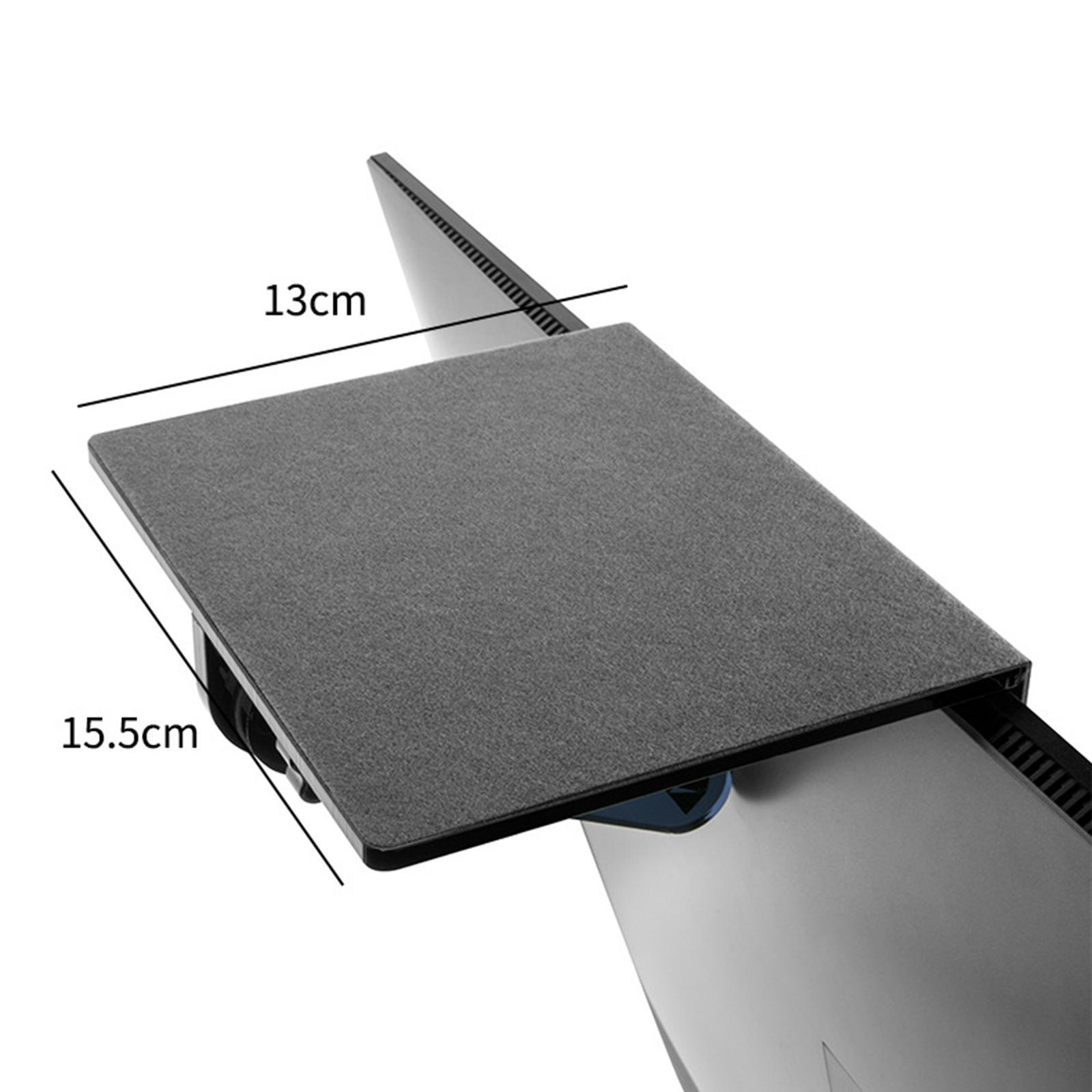 Adjustable Monitor Stand Remote Smoke Black