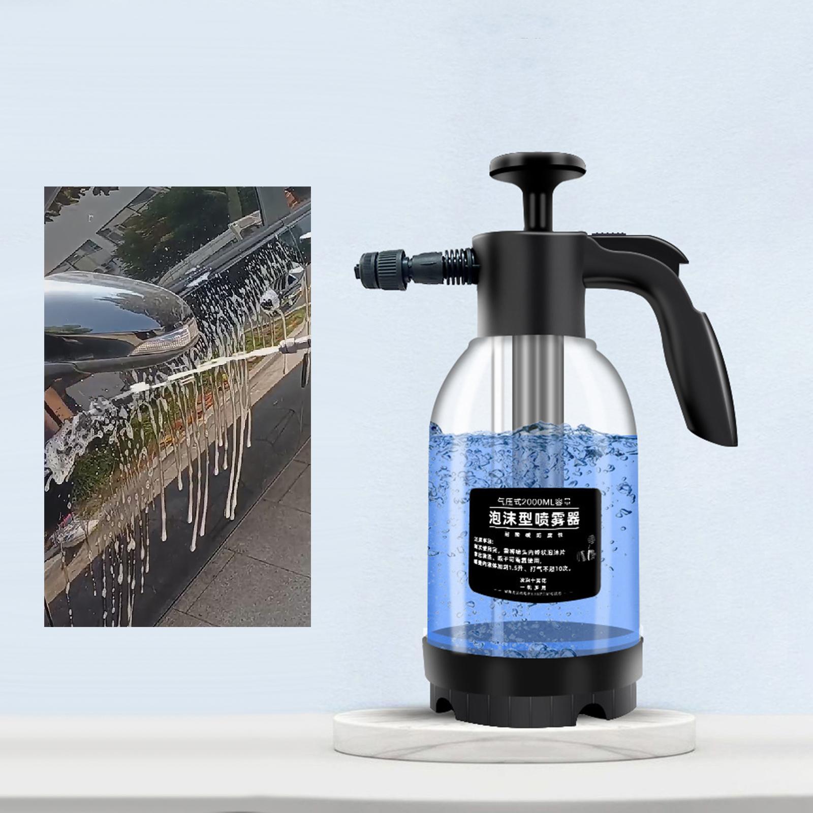 Hand Pressure Foam Sprayer 2.0L with 3 Nozzle for Durable
