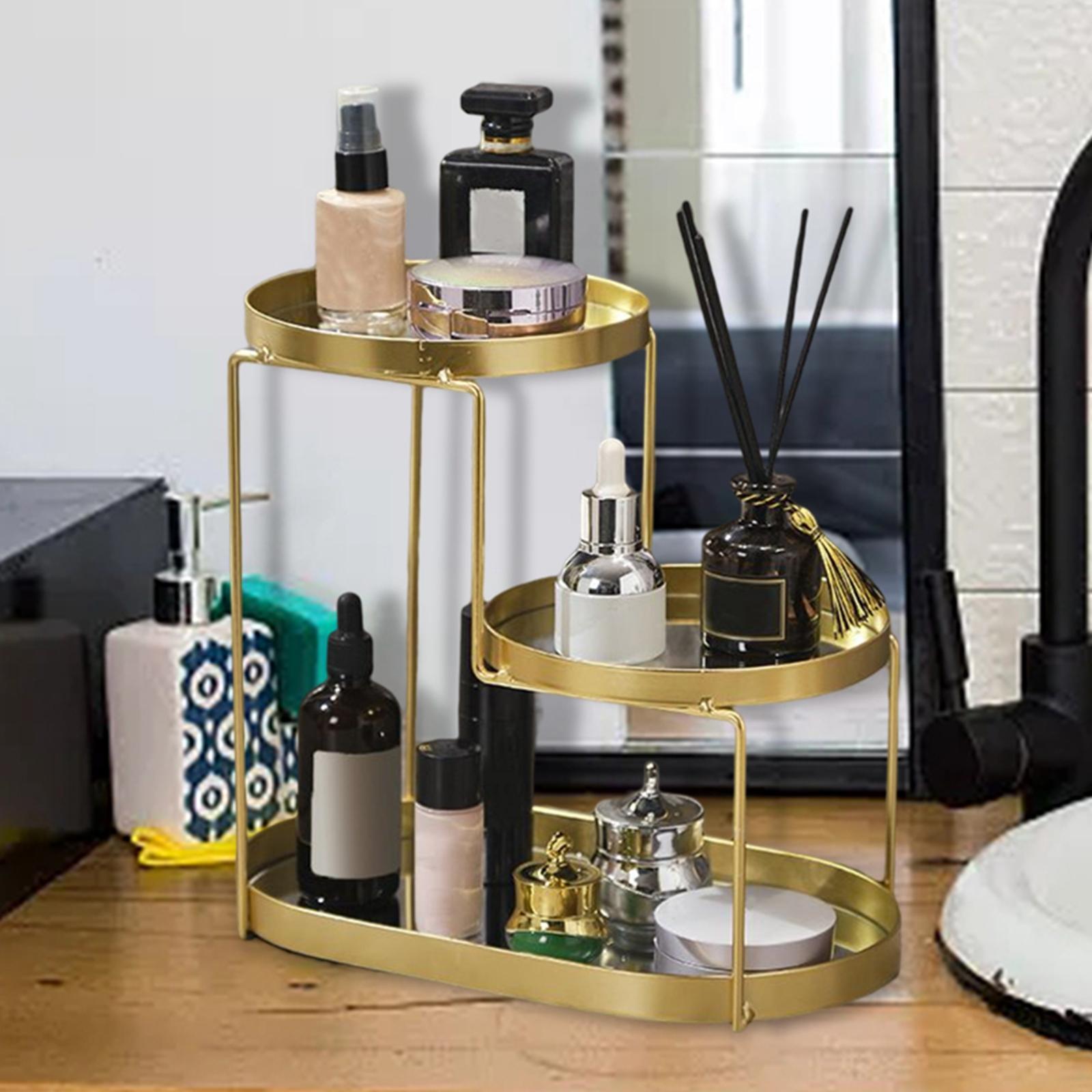 Bathroom Cosmetic Tray  Vanity Organizer for Bathroom Decor