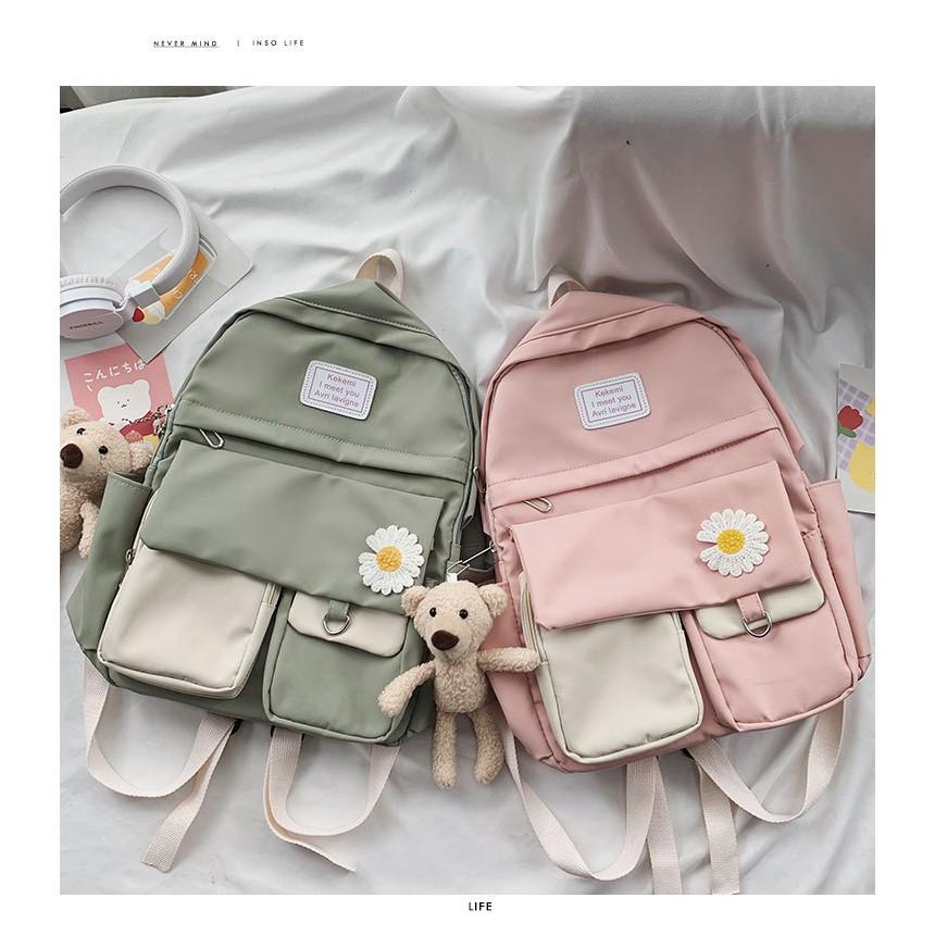 Balo thời trang, balo ULZZANG- BL210 vải siêu mềm mịn, chống thấm nước
