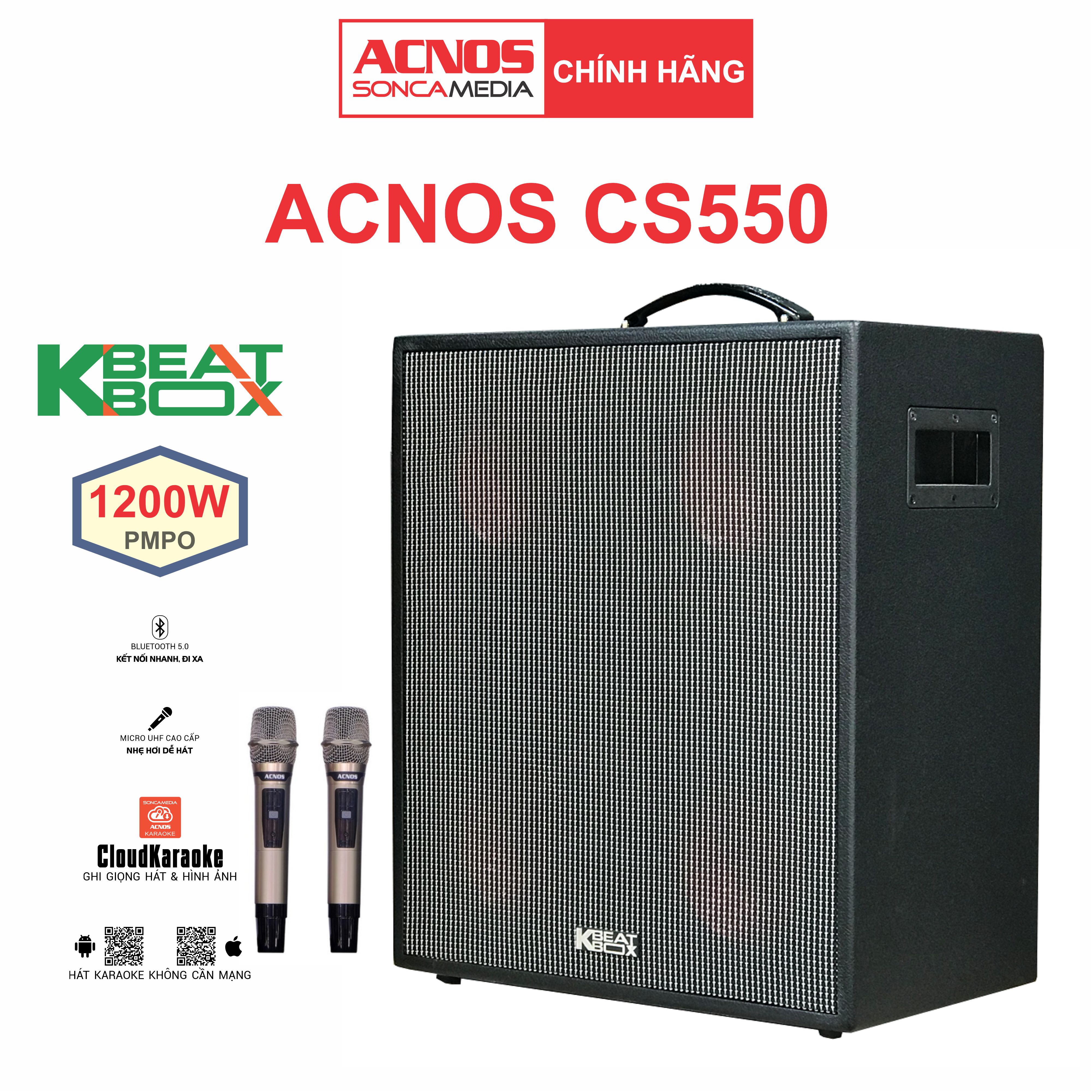 Dàn âm thanh di động xách tay ACNOS CS550