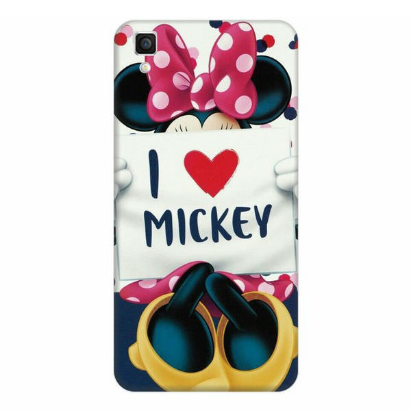 Ốp Lưng Dành Cho Điện Thoại Oppo R7S - I Love Mickey