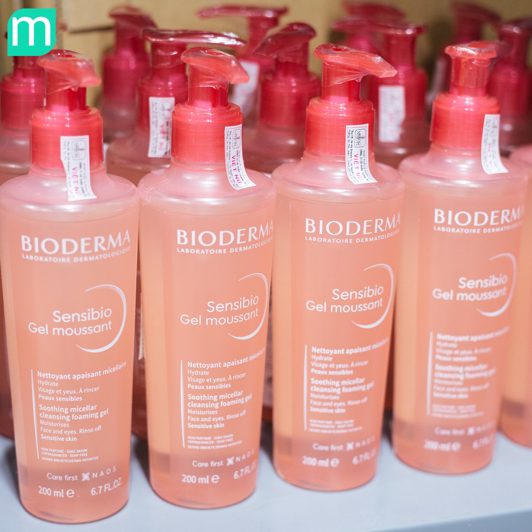 Sữa Rửa Mặt Bioderma Sensibio Gel Moussant 200ml