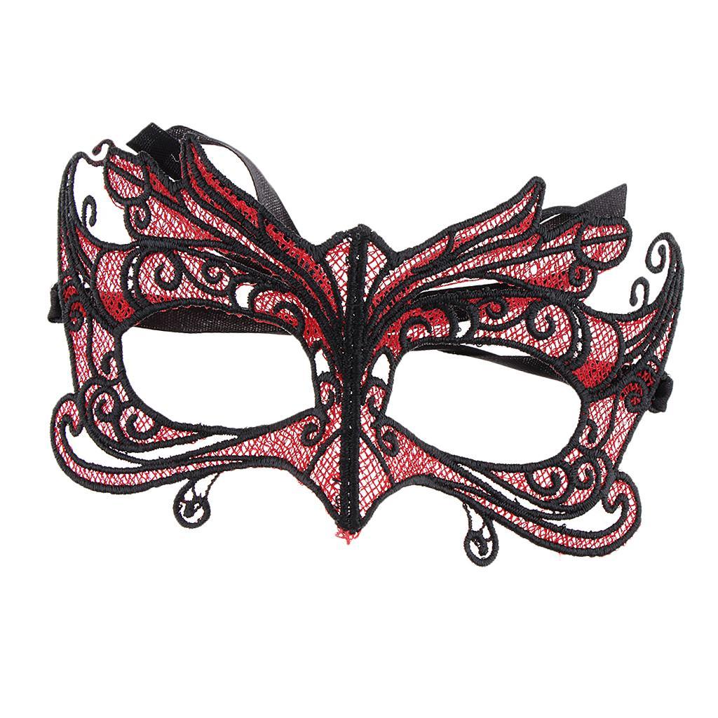 Mask Lace Face Masquerade Eye Women's Party Costume Ball Prom Halloween