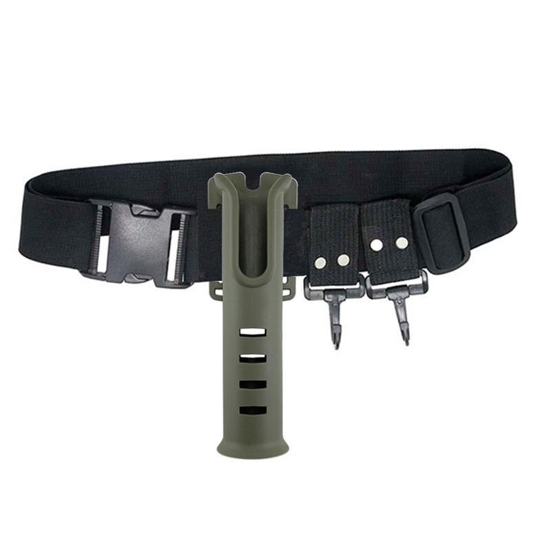 Adjustable Waist Belt Fishing Supplies Fishing Rod Belly Support Stand Up Pole Holder Inserter For Boat Sea Fishing Accessories