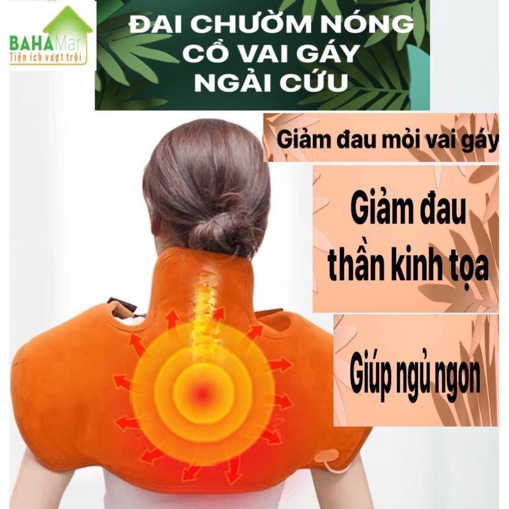 ĐAI CHƯỜM NÓNG NGẢI CỨU GIÚP GIẢM ĐAU CỔ – VAI – GÁY/ GIẢI PHÁP CHO CƠN ÁC MỘNG ĐAU MỎI CỔ VAI GÁY- BẢO HÀNH CHÍNH HÃNG