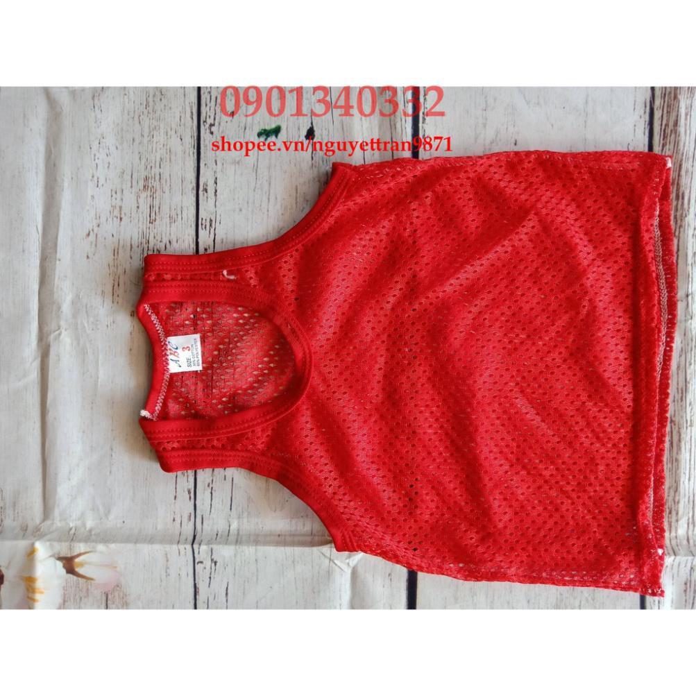 Combo 10 áo lưới bé trai 3~ 18kg
