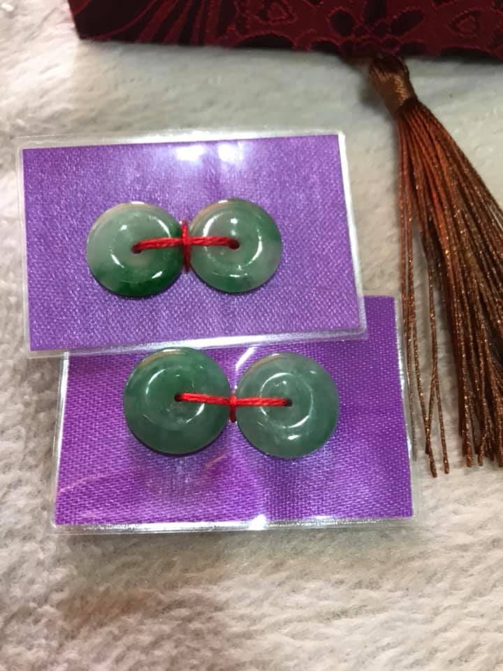 ĐÔI BÔNG TAI ĐỒNG TIỀN XANH NHẸ CHẤT LIỆU ĐÁ CẨM THẠCH MÀU XANH NHẸ ĐẸP FREE SIZE NỮ ĐEO LẤY BẤT KỲ ĐẸP HẾT Ạ