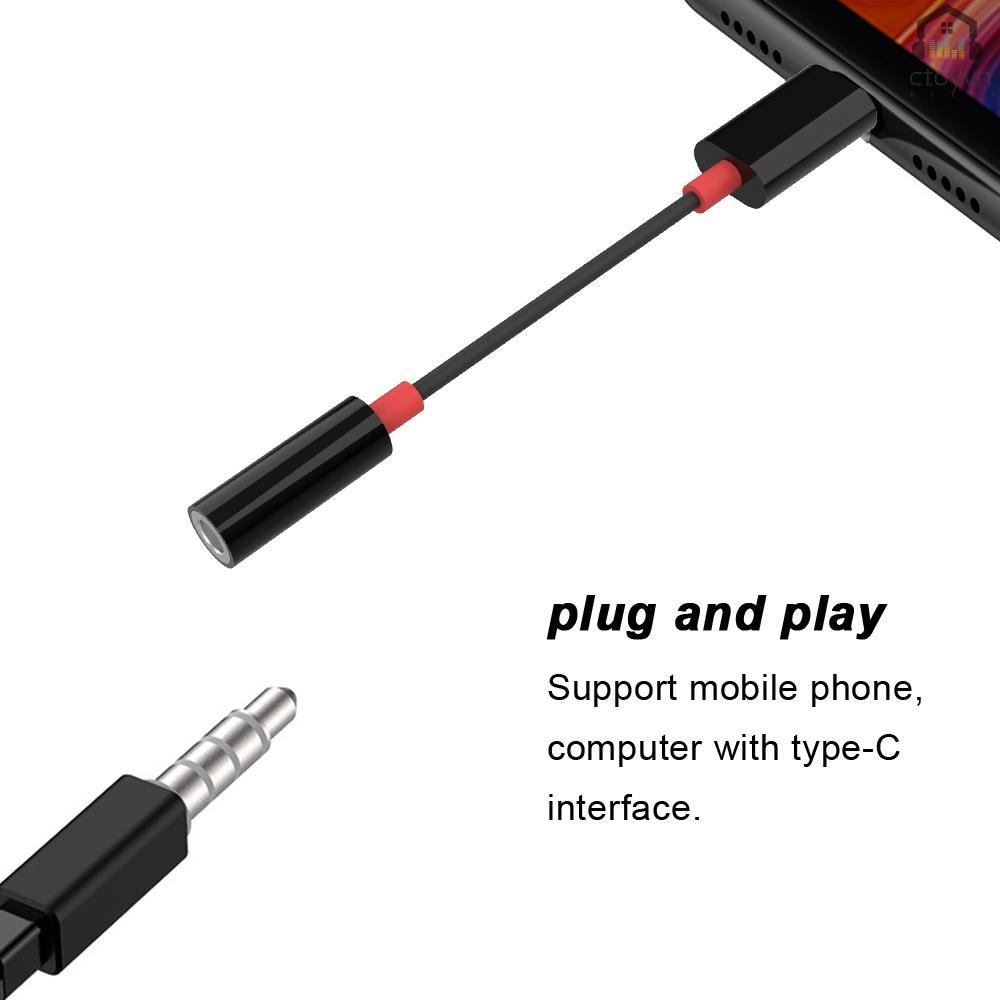 Bộ khuếch đại âm thanh Hifi DAC cổng Type-C sang 3.5mm cho điện thoại Android/PC