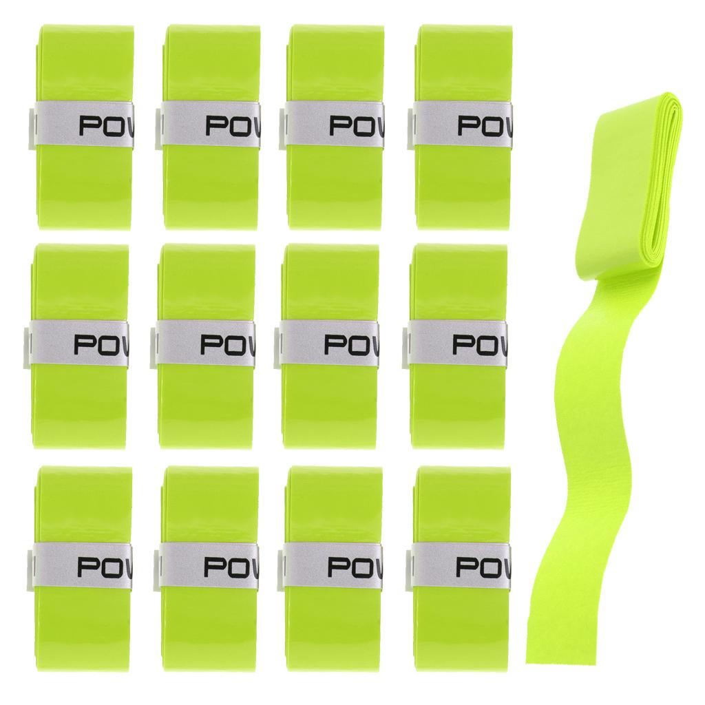 12Pcs Replacement Grip Fishing Rod Badminton Tennis Racket Handle Grip Tape