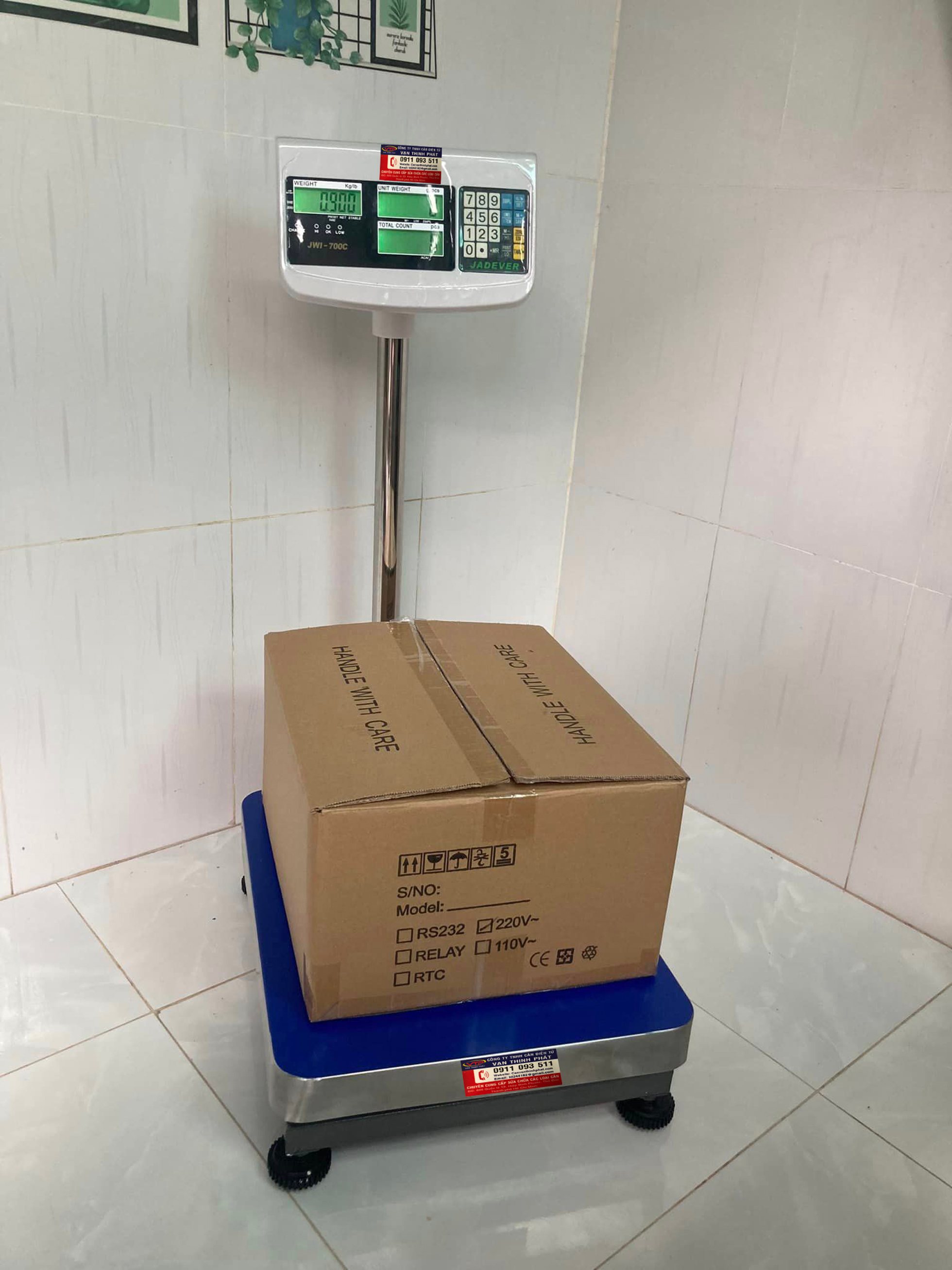 Cân Bàn Điện Tử JWI-700C 120 kg