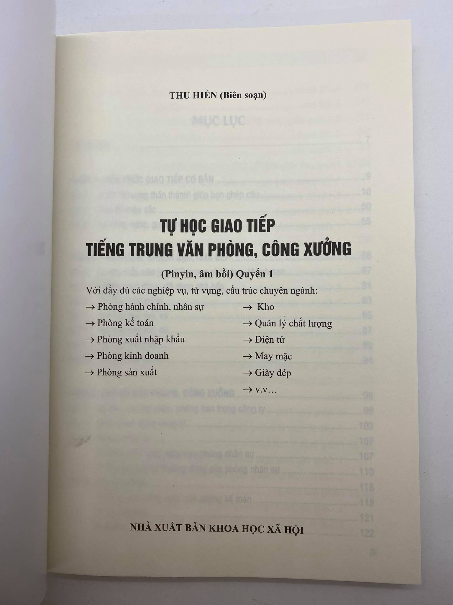 Sách- Combo 2 sách tự học tiếng trung giao tiếp từ con số 0 tập 1 và Tự học tiếng Trung văn phòng công xưởng ngành may mặc, giày da, gổ, kế toán, xuất nhập khẩu, điện tử,... có pinyin,âm bồi, mp3 nghe+DVD tài liệu