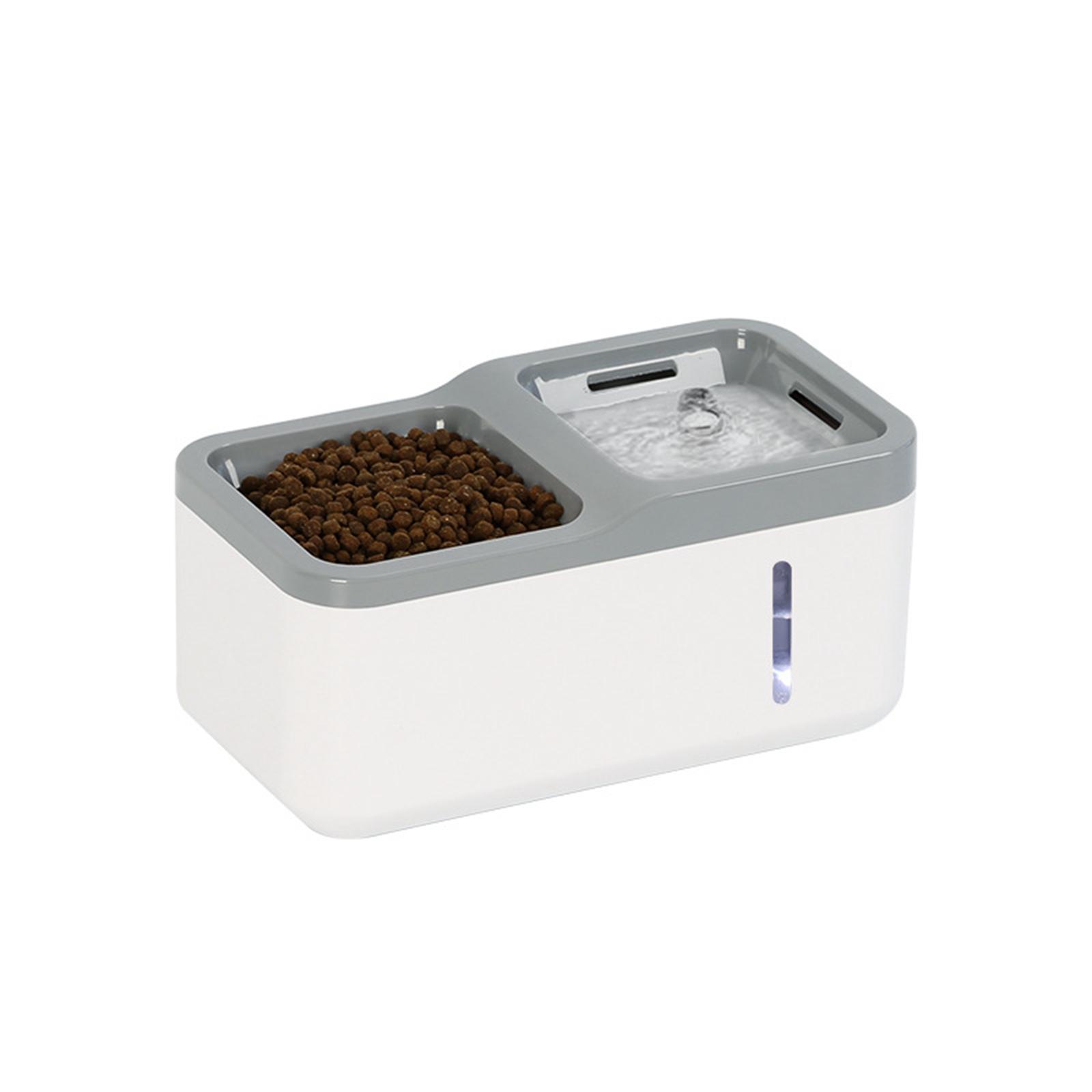 Automatic Pet Feeder Water Food Dispenser Waterer Fountain for