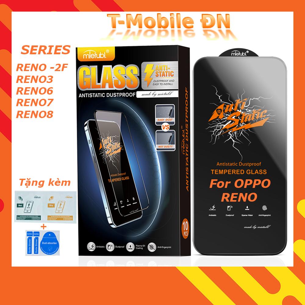 Kính cường lực Full màn cho Oppo Reno 2F 3 4 5 6 7 8 Reno4 5 6Z 7Z 8Z Pro 5G chống tĩnh điện