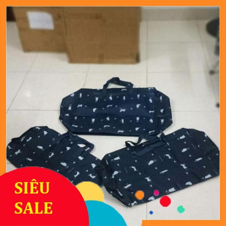 Set 3 Túi Đựng Chăn, Túi Đựng Màn, Quần Áo Chống Thấm Mẫu Mới