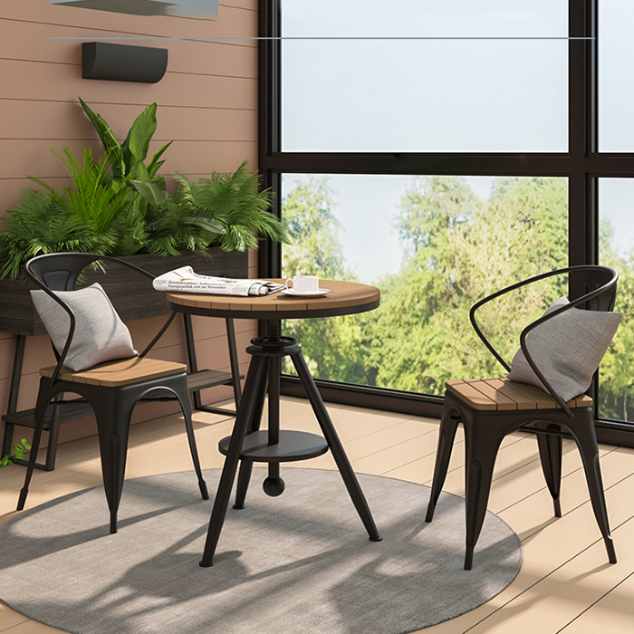 Combo Bộ 1 Bàn 2 Ghế Ban công sân ngoài trời hiện đại - Bộ bàn ghế ban công cao cấp bền đẹp GHT010 Giao màu ngẫu nhiên