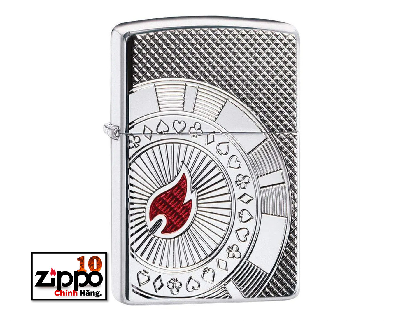 ZIPPO 49058 Armor Poker Chip Design - Chính hãng 100%