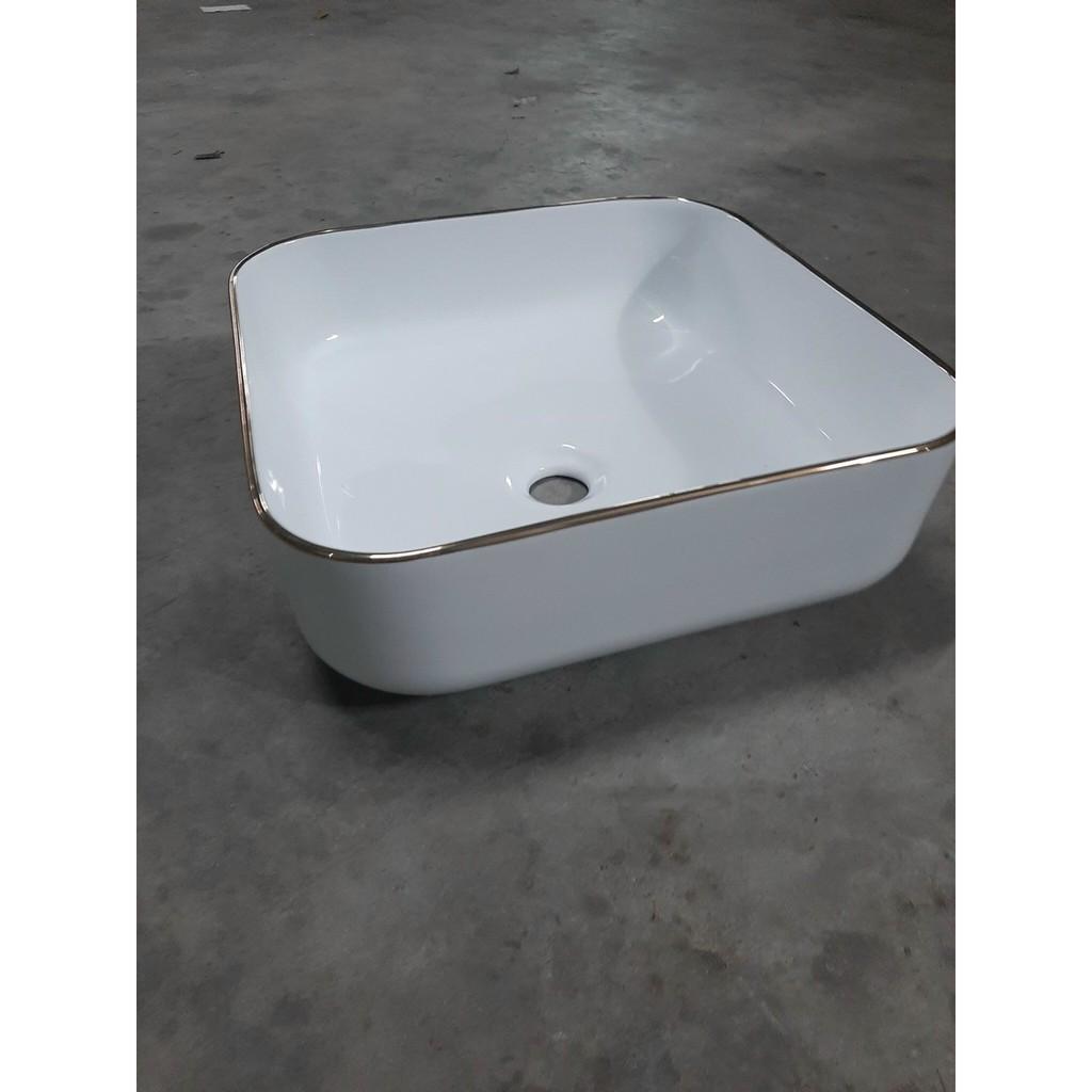 Lavabo đặt bàn tráng men nano cao cấp