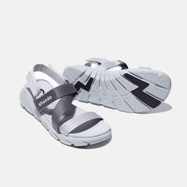 [ Chính hãng ] Giày Sandal Shondo đế xám ombre xám đậm F6S2120