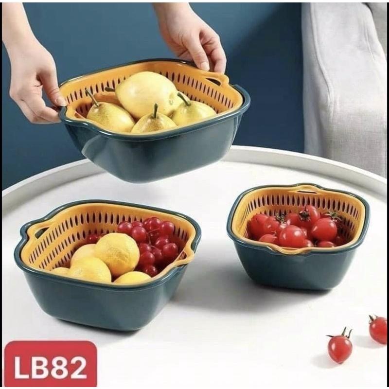 Set 3 rổ 3 chậu 3 kích thước