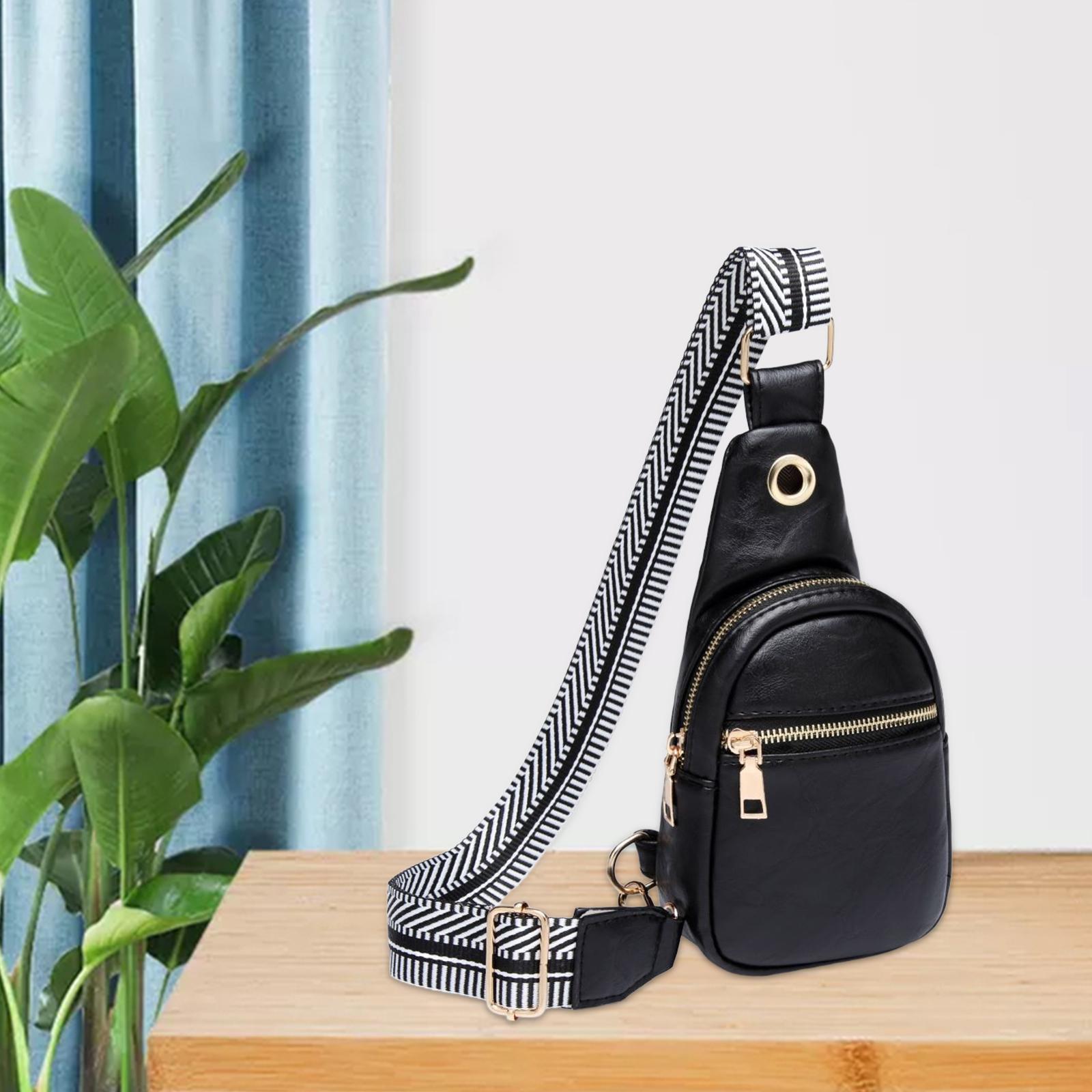 Bag Women Crossbody Backpack Chest Bag Adjustable Shoulder Strap Versatile Fashion Pouch Crossbody Phone Purse for Hiking Outdoor