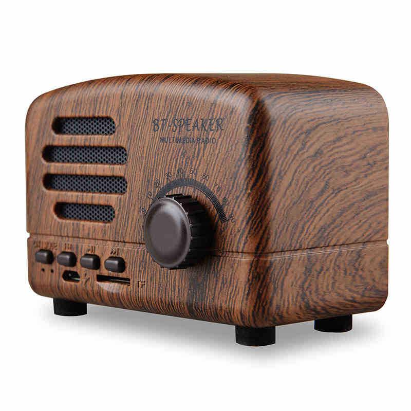 Loa Bluetooth Âm Thanh Nhỏ Prince Mini Card Radio Không Dây Retro Nhỏ Âm Thanh Nổi Di Động Ngoài Trời Loa Caixa de Som Màu sắc: Hồng