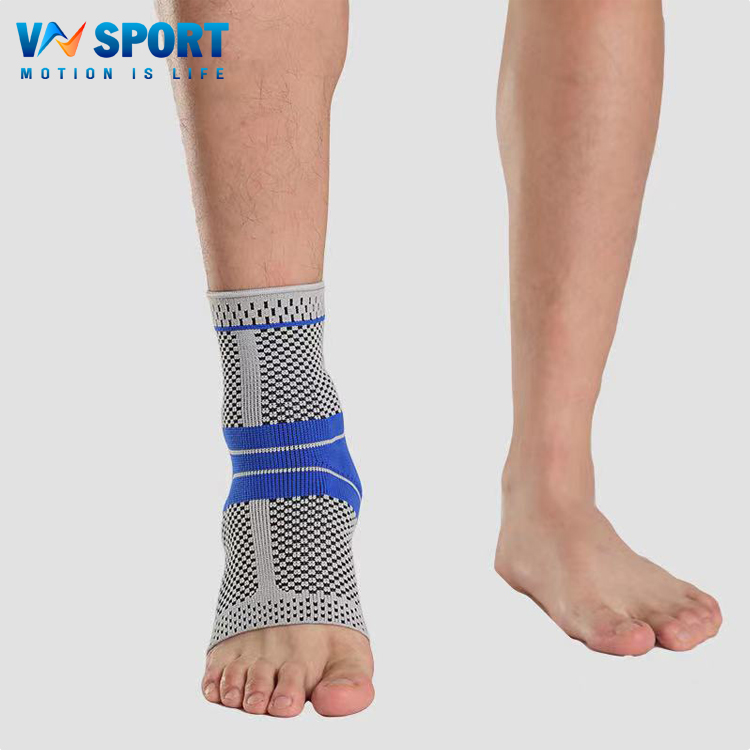 Băng Bảo Vệ Cổ Chân 360º VNSPORT, Băng Cổ Chân Chuyên Dụng Phòng Các Chấn Thương Cổ Chân Cho Các Bộ Môn Thể Thao - Cầu Lông, Bóng Rổ, Bóng Chuyền, Chạy Bộ, Đạp Xe, Tennis, Leo Núi, Dã Ngoại (1 Đôi)