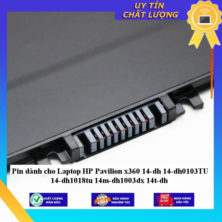 Pin dùng cho Laptop HP Pavilion x360 14-dh 14-dh0103TU 14-dh1018tu 14m-dh1003dx 14t-dh - Hàng Nhập Khẩu New Seal