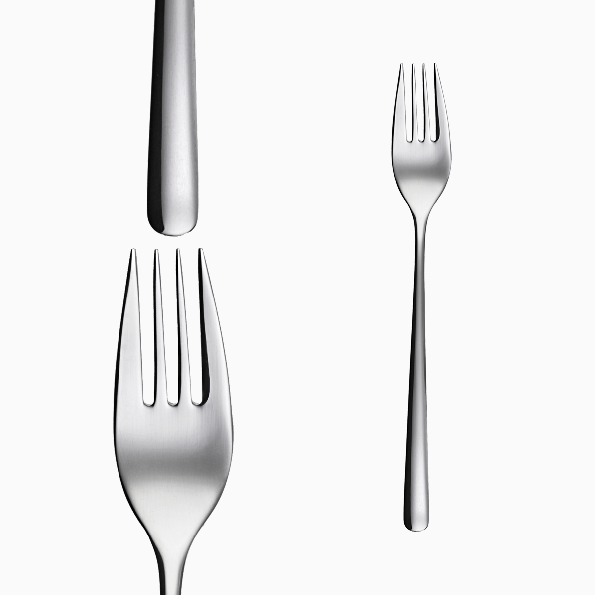 Bộ 6c Nĩa Ăn 106177 - Inox 304 Stainless Steel 18/10 Đồ dùng bàn tiệc nhà hàng khách sạn cao cấp (Set of 6pcs Table Fork SS18/10)