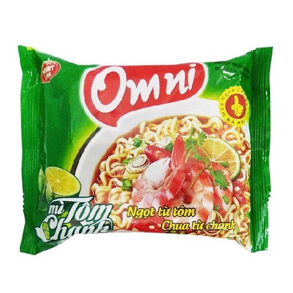 Mì tôm chanh Omni 75g - Thùng 30 gói