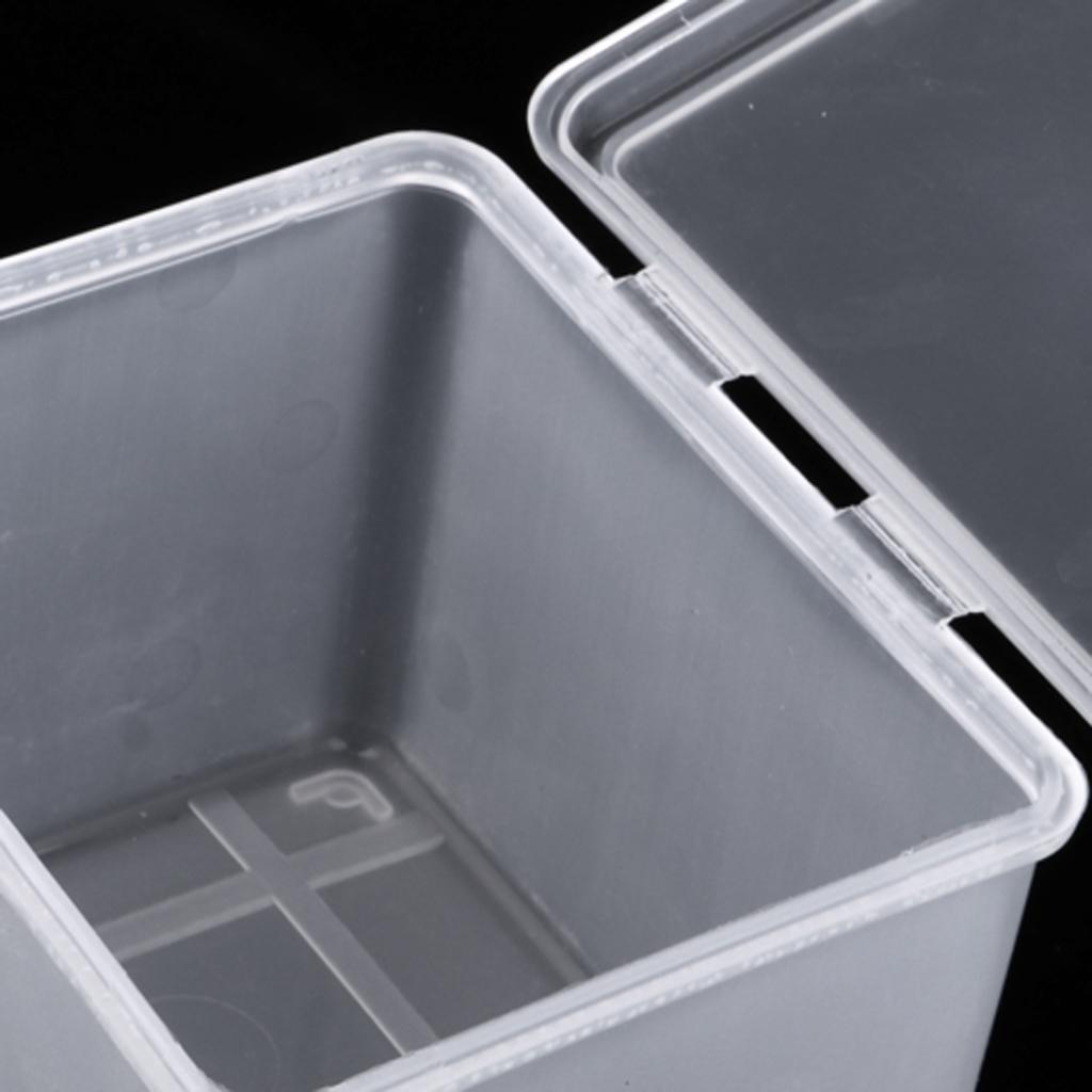 2pcs Plastic Storage Box Organizer Case For 18650 Lithium Battery & Headlamp
