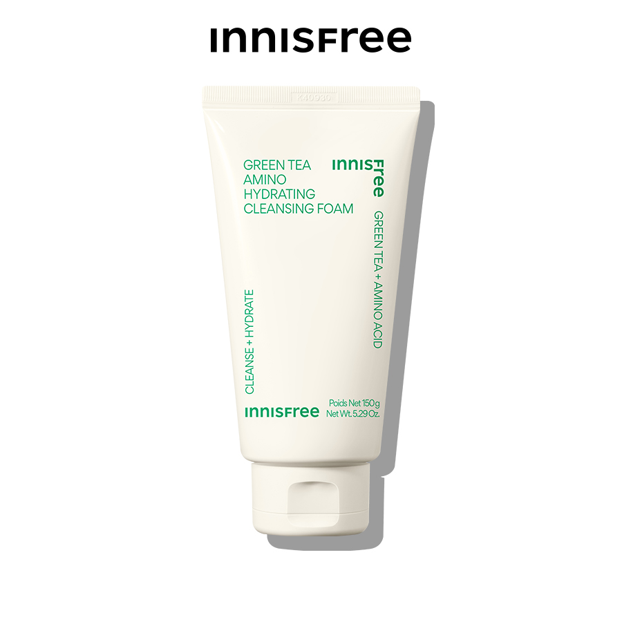 Sữa rửa mặt dưỡng ẩm da innisfree Green Tea Amino Cleansing Foam 150g