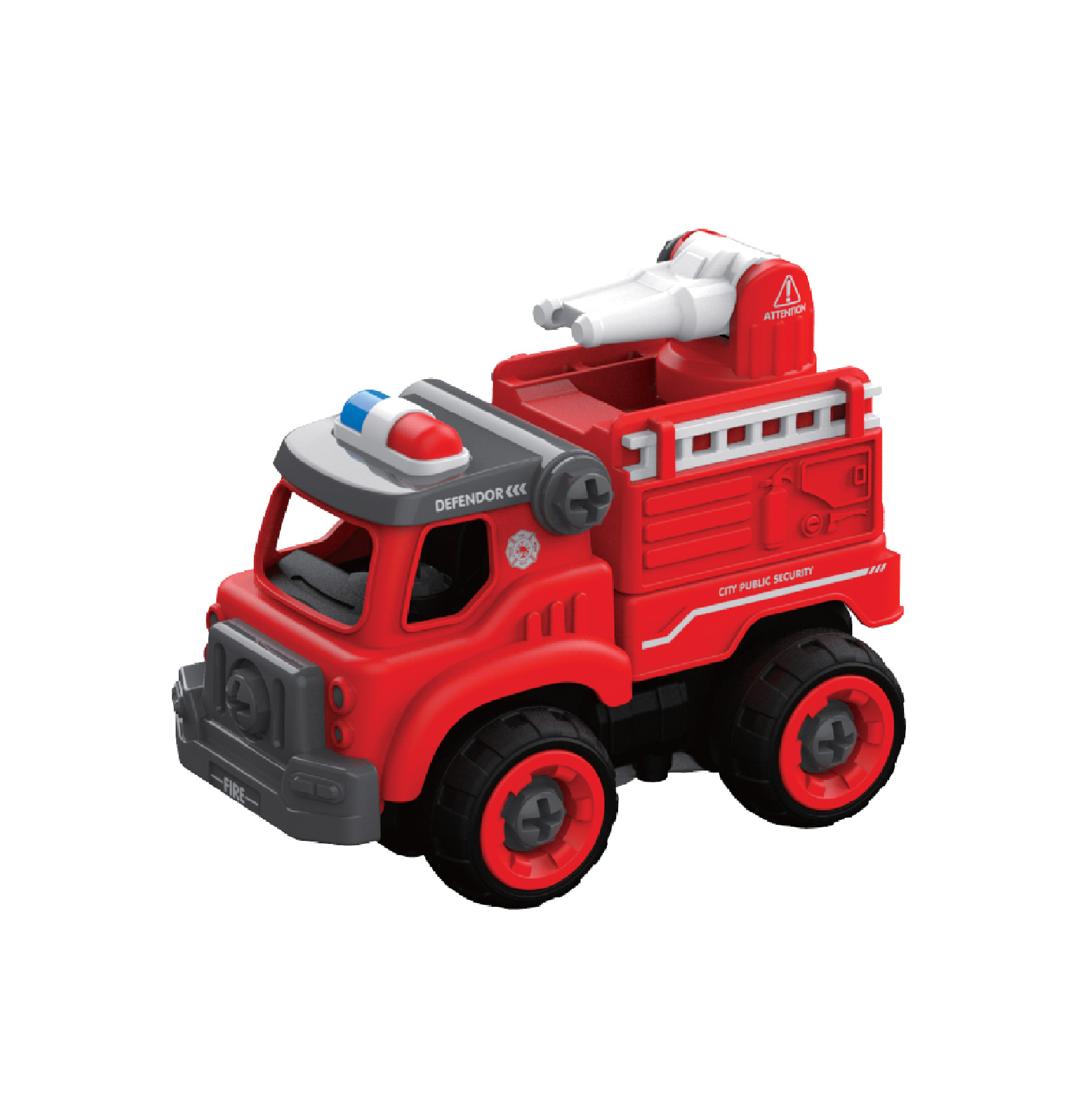 Đồ Chơi Xe Cứu Hỏa Có Âm Thanh TOONYKIDS Cho Bé - Fire Truck TN051