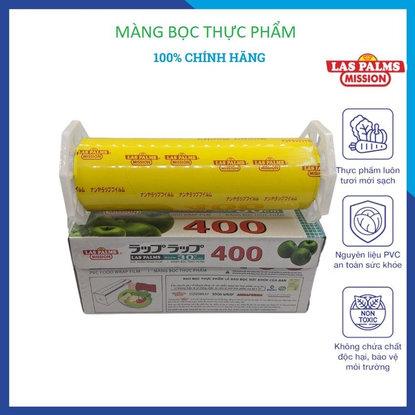 Màng bọc thực phẩm laspalm 30x400M co giãn tốt màng bọc thức ăn