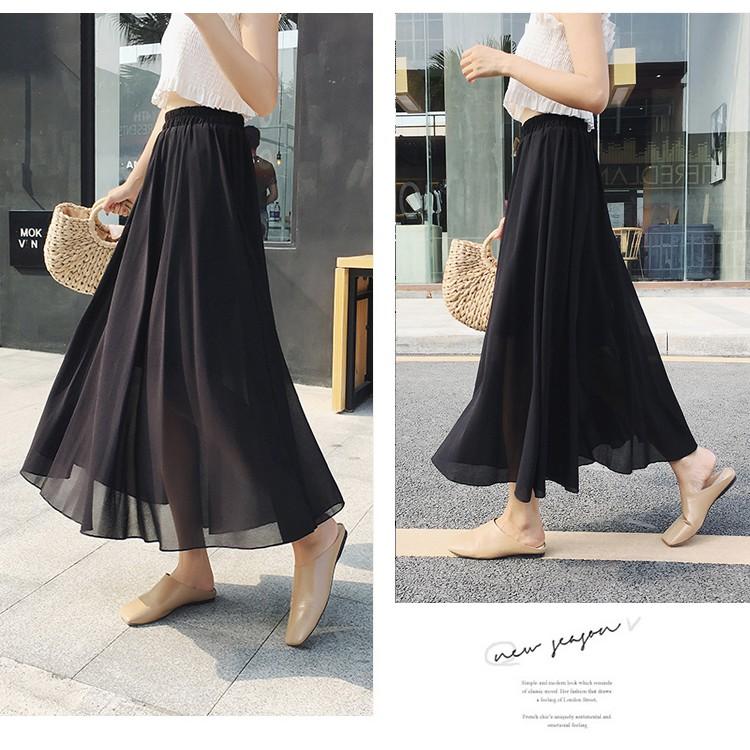 Chân Váy Lưng thun Nhiều Màu