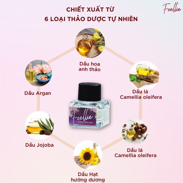 Nước hoa vùng kín Foellie Eau De Innerb Perfume - Cherry khử mùI 5 ml