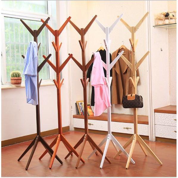Cây treo quần áo dạng nhánh thân gỗ