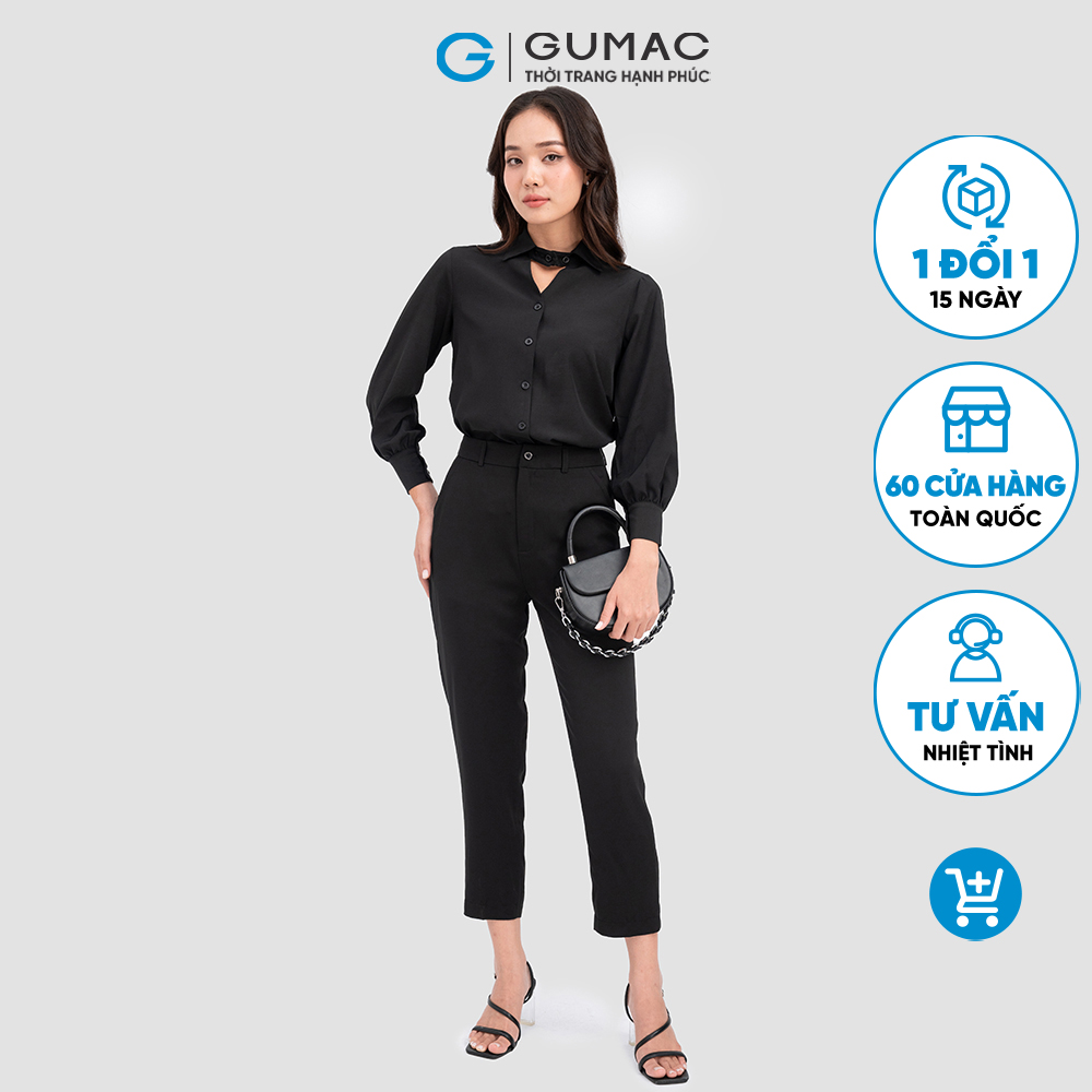 Quần tây ống đứng thời trang GUMAC QC11079