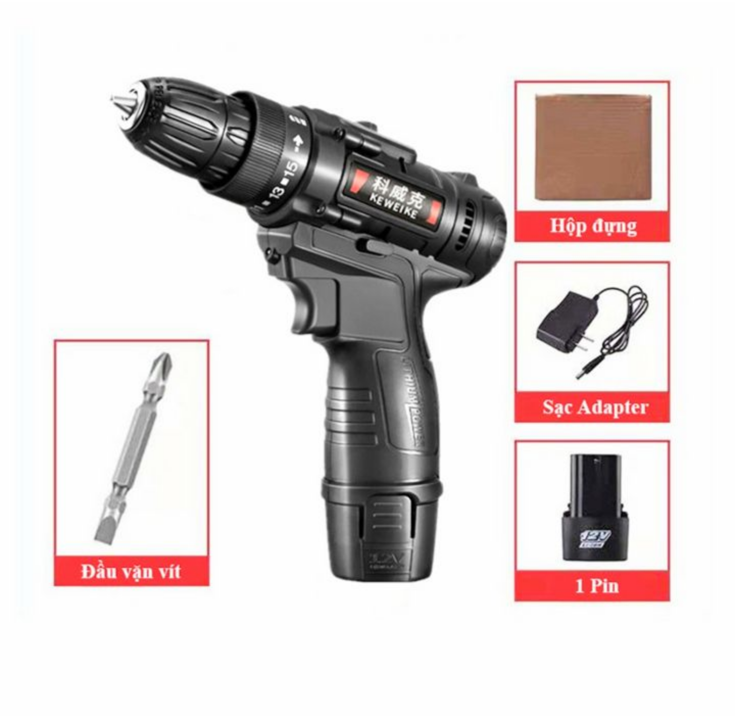 BỘ MÁY KHOAN PIN CẦM TAY KHOAN BẮT VÍT SỮA CHỮA THÁO LẮP ĐA NĂNG TIỆN DỤNG HÀNG CHUẨN CHẤT LƯỢNG