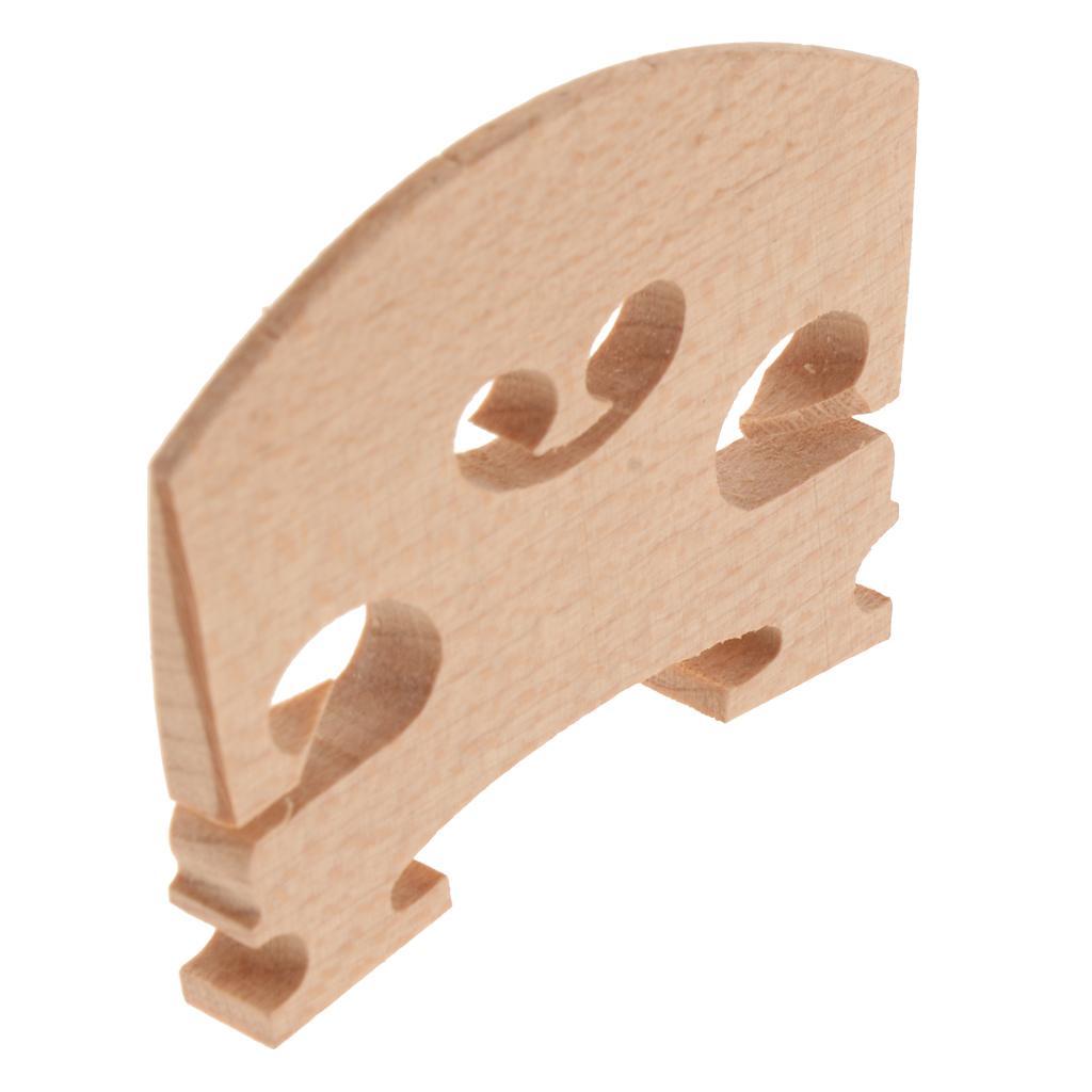 Solid Wooden Violin Bridge Musical Instrument DIY Replace 4-4 3.6cm