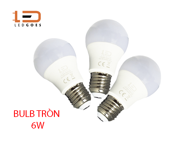 COMBO 3 BÓNG ĐÈN LED BULB LEDGOES 6W