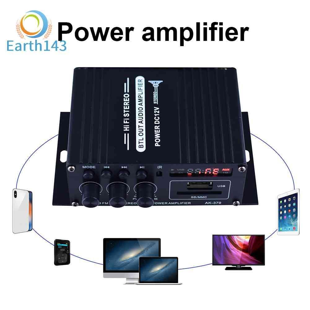 Bảng Mạch Khuếch Đại Âm Thanh AK-370 2.0 20W + 20W DC 12V HIFI Stereo USB